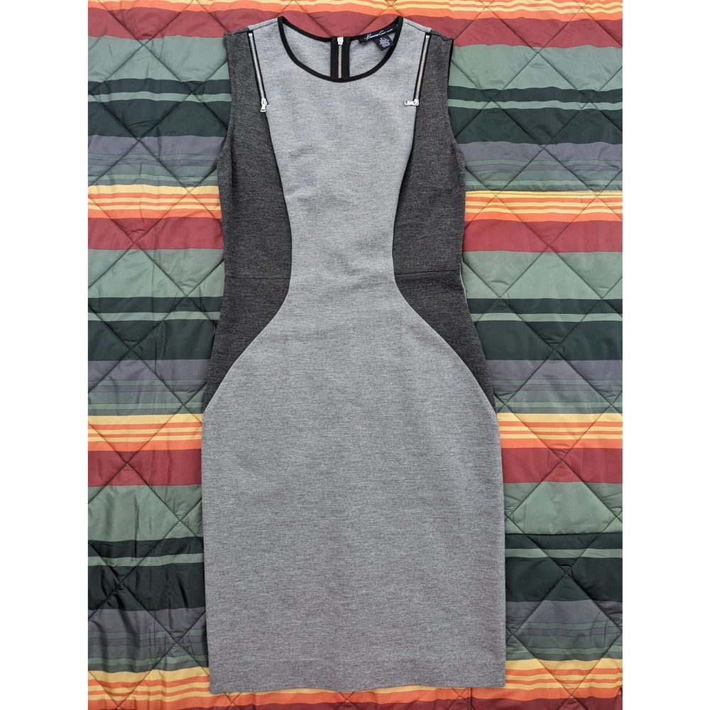 Kenneth Cole Grey Bodycon Dress